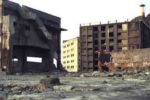 Edificios en Gunkanjima